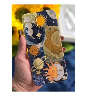 Samsung Galaxy A34 Uyumlu Baskılı Şeffaf Telefon Kılıfı