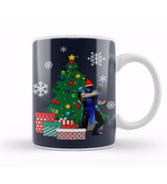 Sub Zero Around The Christmas Tree Mortal Kombat Kupa Bardak Porselen