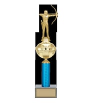 ODAK KUPA - Figürlü Kupalar - Okçu Figürlü Kupalar FG-051 A - 42 cm