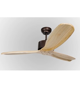 Hardwood Kahverengi Motorlu Kremrengi Kanatlı Aydınlatmasız Uzaktan Kumandalı 132cm Tavan Vantilatörü (Çok Renkli)