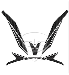 Honda PCX 125/150 2014-2024 Uyumlu Jant Şeridi (Siyah-Gri-İndigo)