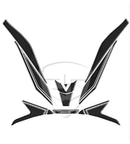 Honda PCX 125/150 2014-2024 Uyumlu Jant Şeridi (Siyah-Gri-İndigo)