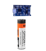1 Adet Orion Li-ion Pil ve TP4056 Micro USB Korumalı 18650 Pil Şarj Devresi