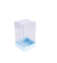 Asetat Kutu Altı Karton 5X5X9 CM (50 Adet)  Mavi