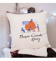 Beyin Cerrahı Tasarımlı Yastık Kişiye Özel