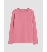 LCW Kids Pembe Uzun Kollu Kız Çocuk Tişört