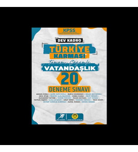 Dev kadro Vatandaşlık 20 Deneme Sını