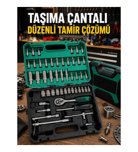 Mey İthalat® 53 Parça Çok Amaçlı Lokma Anahtar Seti