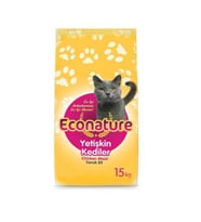 Econature Chicken Yetişkin Kedi Maması 15 Kg (Kahverengi)