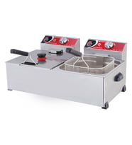 Işıkgaz Silver Endüstriyel Çiftli 8+8 Litre Elektrikli Fritöz