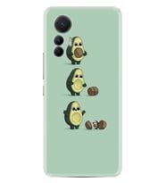 Xiaomi 12 Lite Kılıf Resimli Desenli Baskılı Silikon Avokadılar 1352