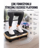 Evde Spor İçin Titreşimli Plate Fitness Platformu Yeni Nesil
