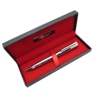 Signator® T523 Parlak Krom Desenli Tükenmez Kalem  İsme Özel Kalem  Hediyelik Kalem (Karışık)