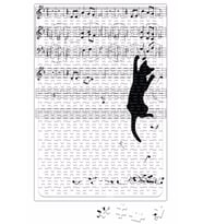 Müzik Notalı Kedi Puzzle 240 Parça Yapboz