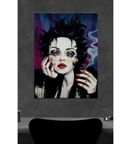 Marla Depresif Ahşap Poster (27x18)