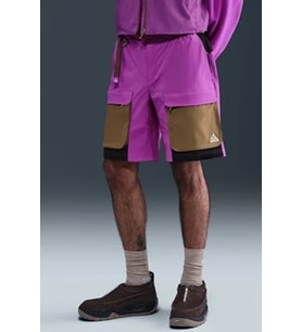 Nike ACG 'Smith Summit' Mens Cargo Shorts Erkek Günlük Şort Mor