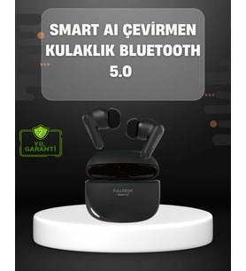 Yapay Zeka Destekli Bluetooth Kulaklık Anlık Çeviri ve Gürültü Engelleme