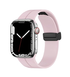 Apple Watch 40mm Uyumlu Kordon Silikon Metal Mıknatıslı Toka Zore KRD-84 Kayış