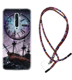 Oppo Reno 2Z 4 Lite 4 Pro 5 6 7 A31 Kılıf Boyun Asklı Rasta Silikon Time 1749