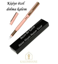 Kişiye Özel Scrikss Dolma Kalem Özel Kutulu (Somon)