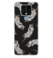 Tecno Camon 16 18P Pova Pova 3 Pova Neo Kılıf Desemli Silikon Sevimli Kedicikler 1785