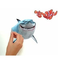 RMK2059SCS RM – Disney her Nemo duvar dövmesi, PVC, renkli, 29 x 13 x 2,5 cm