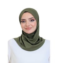 Hazır Başörtü Pratik Tak Çıkart Kadın Günlük Şal Hafif Kırışmaya Dayanıklı