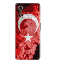 General Mobile GM 21 Pro GM 22 Pro Plus Kılıf Desemli Silikon Şanlı Türk Bayrağı 1315