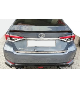 Toyota Corolla Krom Bagaj Alt Çıta 2019 Ve Üzeri Paslanmaz Çelik