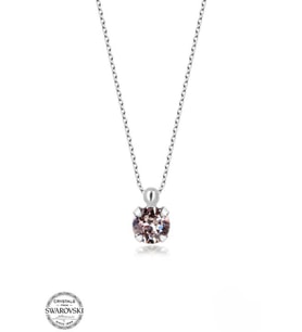 SWAROVSKİ TAŞLI  CRYSTAL 925 AYAR GÜMÜŞ KOLYE