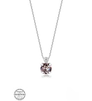 SWAROVSKİ TAŞLI  CRYSTAL 925 AYAR GÜMÜŞ KOLYE