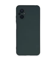 Xiaomi Poco M5 Kılıf Nano İçi Kadife Silikon - Koyu Yeşil