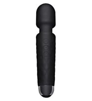 Female Wand Massager Şarjlı Vibratör - Siyah