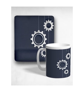 Mühendislik Bilek Destekli Mouse Pad Ve Kupa Bardak Seti