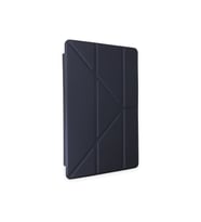 Galaxy Tab S6 P617 Kılıf Tri Folding Kalem Bölmeli Standlı Kılıf (Lacivert)