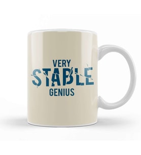 Trump Very Stable Genius Kupa Bardak Porselen