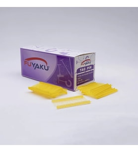 Fuyaku 45 MM Standart Kılçık Etiketleme Plastiği Renkli (10.000 Adet) Sarı