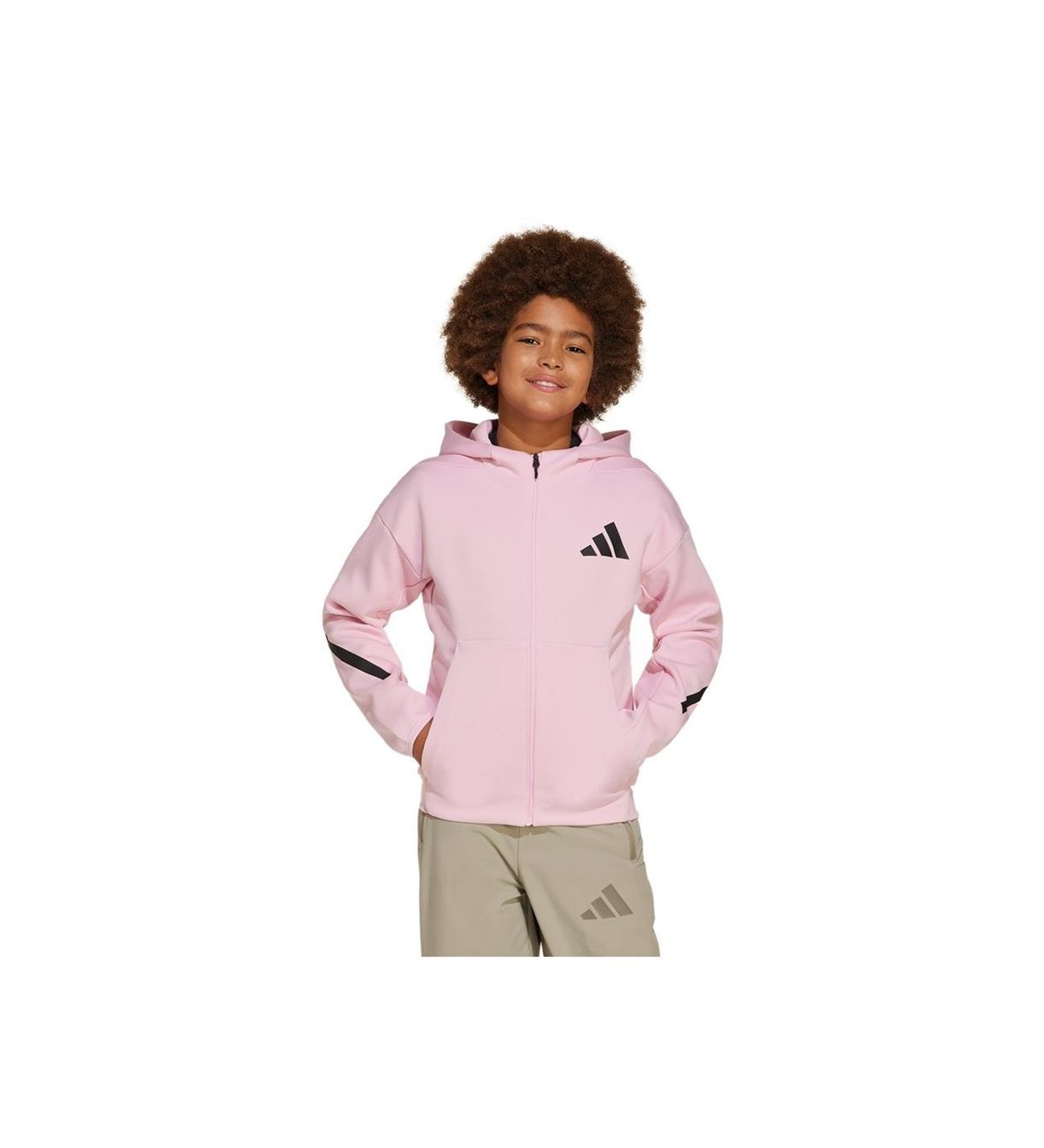 adidas Pembe Çocuk Ceket J Z.N.E.FZ JC7576