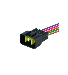 İş Makina Soketi Dişi 8 Pin Kablolu