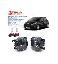 Peugeot 207 2006 Sis Farı Set Oem: 8200074008