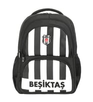 Beşiktaş Lisanslı Çubuklu Okul Çantası Sırt Çantası Kod:25339 Orijinal