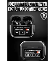 Bluetooth Kulaklık Kablosuz Ekranlı Anc/enc Destekli Dokunmatik (Çok Renkli)