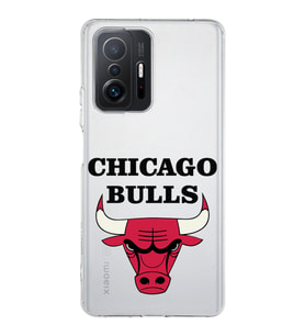 Xiaomi  Mi 11T  Kamera Korumalı Kapak Chicago Bulls Tasarımlı Şeffaf  Kılıf