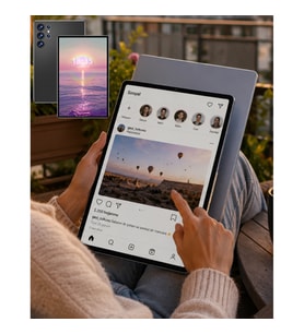 10.1 İnç 16GB RAM 1TB Tablet PC – Klavyeli Kılıf ve Kalemli Android Tablet Seti