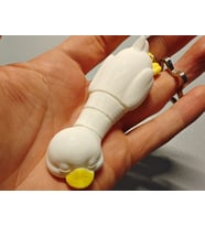 Hareketli Ördek Anahtarlık  3D Baskı Esnek Fidget Çanta Süsü