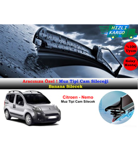Citroen Nemo Muz Silecek Takımı 2008-2017