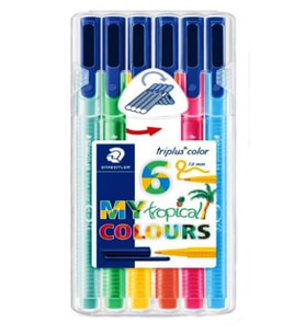 Staedtler Triplus Color Tropical Renkler Kalem Seti 6lı