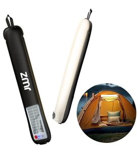 Ayt Zmr-385 Katlanır Şişirilebilir Beyaz Ledli Aydınlatma Tüpü Usb Ve Solar Güneş Enerjisi Şarjlı Armatür Kamp Lambası