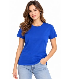 Basic Tişört Bisiklet Yaka Kısa Kol Günlük Yazlık Slim Fit T-Shirt