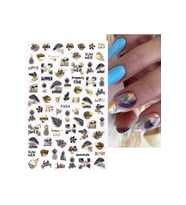 ELLEA NAIL Tropikal Yaprak Ve Yaz Sticker